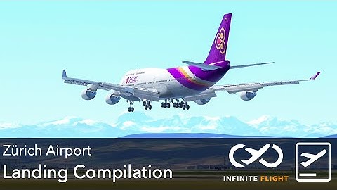 Zürich Airport Landing Compilation | Infinite Flight
