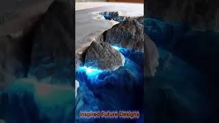 Future Design: Incredible Glowing "Ice Cave" Epoxy Resin Floor! ❄️✨