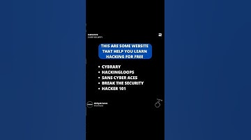 How to learn hacking for free #stackingsup #cybersecurity #cyberawareness #hacking #ethicalhacking