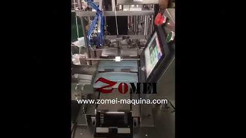 Zomei 2010.Mini Full Automatic Medical Flat Mask Earloop Welding machine 4 point Synchronous Welding