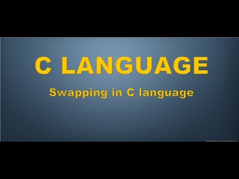 #8 : Swapping in C language in [Hindi/Urdu]