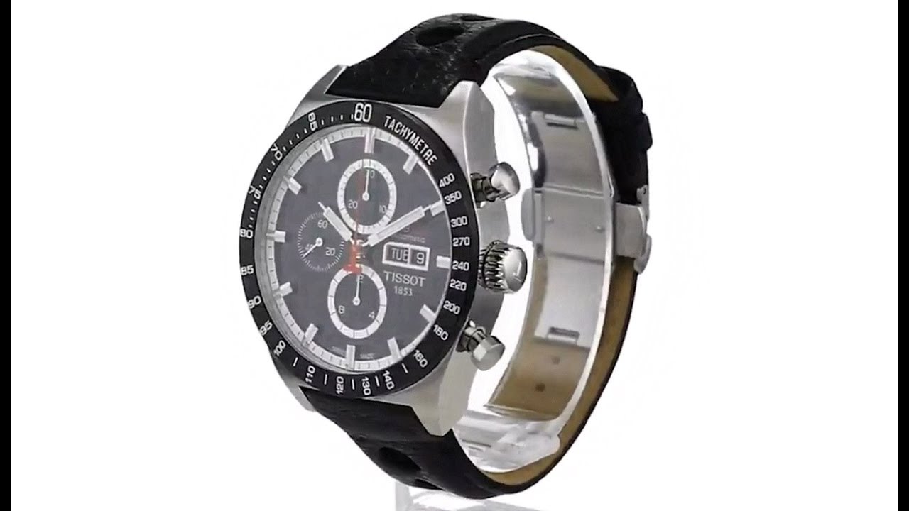 Tissot Men's T0446142605100 T-Sport PRS516 Automatic Black Day - YouTube