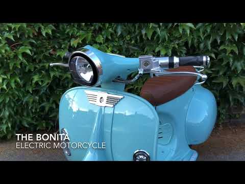 125cc Retro Electric Moped / e motorbike - video from Firefly Motorcycles