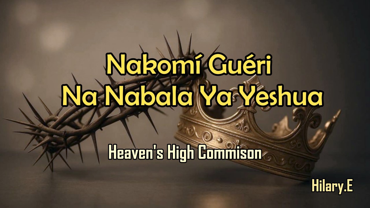 'Nakomí guéri na mabala ya Yeshua' (I am healed by the wounds of Jesus)