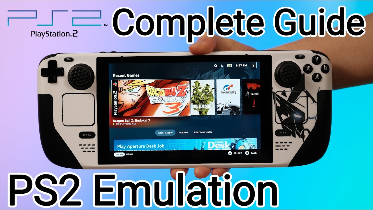 How To Setup PS2 Emulation Steam Deck - PCSX2 Setup Tutorial 