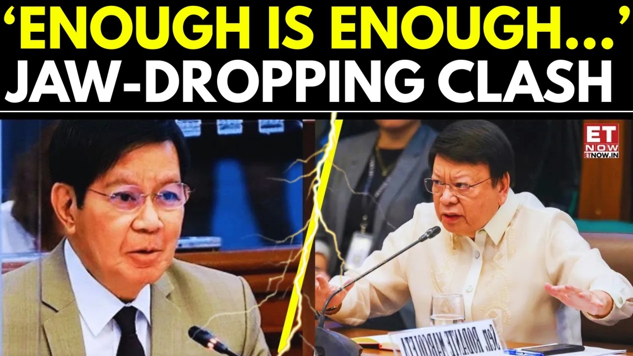 Philippines Senate Live: Explosive Senate Clash! Lawmakers Go Head-To-Head In Heated Hearing |ET Now