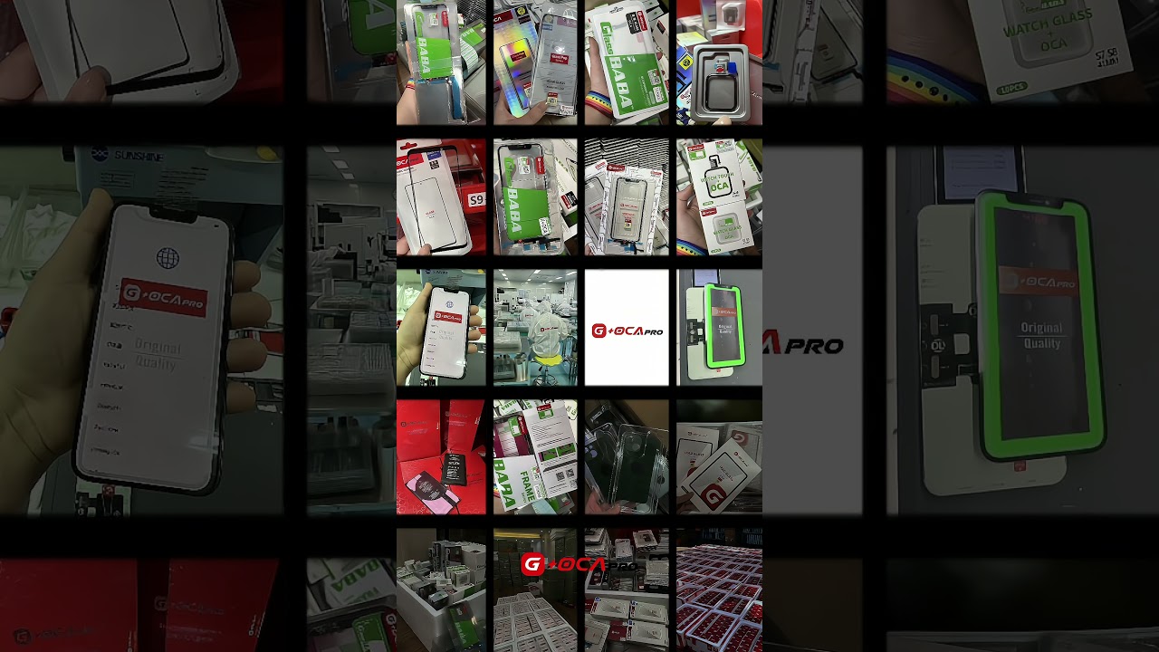 Glass/touch with oca for cellphone table and watch.iPhone battery, frame, back glass