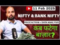 Nifty & Bank Nifty Price Action Analysis For 11 Feb 2025