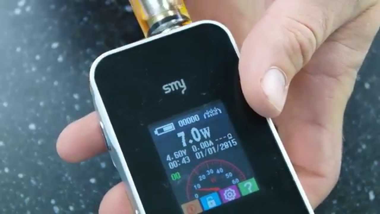 vape mods with led display SMY 60 box mod