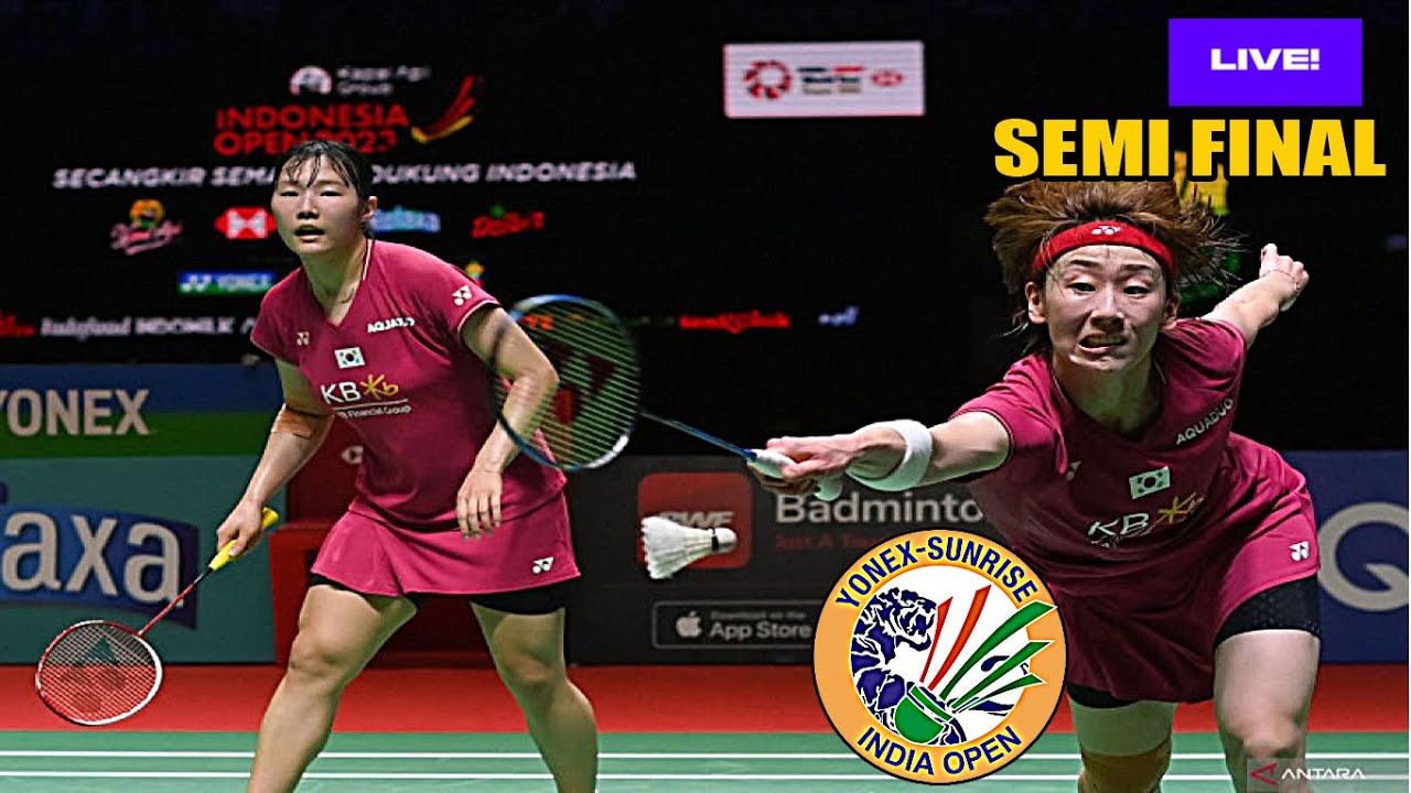 🔴LIVE SEMI FINAL SET 1 - BAEK Ha Na/LEE So Hee vs LIU Sheng Shu/TAN Ning - India Open 2026