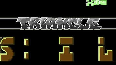 C64 One File Demo: Cozmix s Best by Triangle 1987! Commodore 64