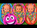 Long Slide Game With Elephant Gorilla Buffalo Hippopotamus Tiger – 3d Animal Game – Funny 3d Animals