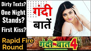 Naughty Rapid Fire Gandii Baat 4 Star-Cast Alt Balaji Webseries Ekta Kapoor
