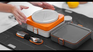 Foldeat: A Modular Lunchbox That Unfolds Into An Eating Mat