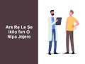 Ara Rẹ Ń Fi Àmì Jẹjẹ̀rẹ Hàn (Cancer Warning Signs in Yoruba)