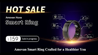 AMOVAN Smart Ring: Your Personal Health Tracker Unveiled#fitnesstrackers  #activitytracker
