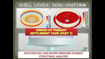 Design of PST / FST / Humus Settlement Tank (RCC) using Robot Structural Analysis (part 1)