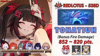 Honkai impact 3rd: Ex-Abyss | Red Lotus (538D) V8.9 | Tonatiuh (Fire) | TFM(S0) w/ a lot of friends!
