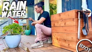 DIY Rainwater Harvesting WITH Electric Watering Pump! by BYOT 30,233 views 10 months ago 13 minutes, 47 seconds