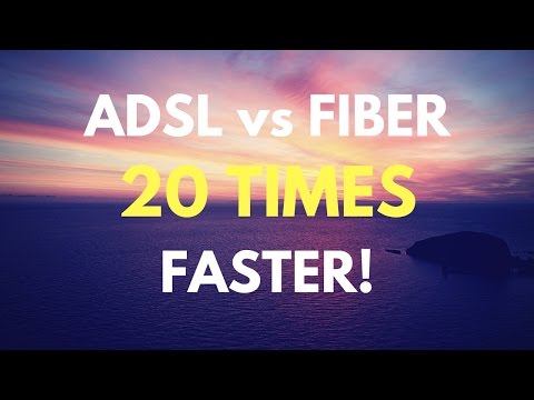 ADSL vs FIBER Broadband Speed Test and 4K Video Streaming Test