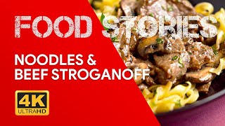 Food Stories Ep2 - Noodles & Beef Stroganoff (Beef Plate | FOOD ASMR)