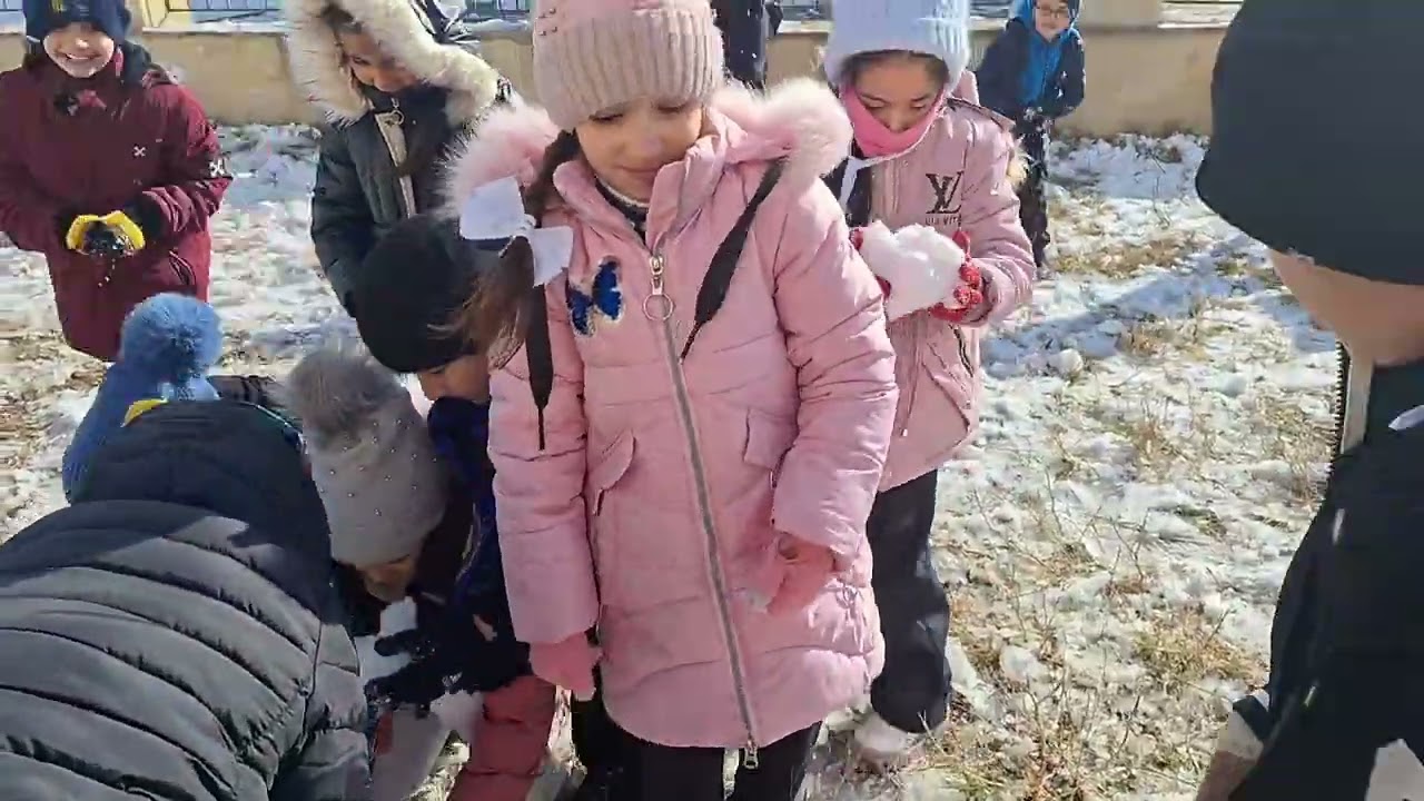 2024 İlk qar və uşaqların qar sevinci