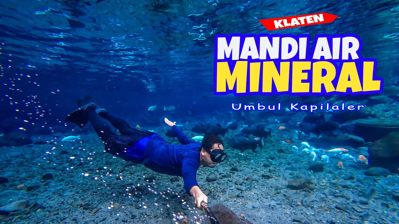 MANDI AIR MINERAL di Klaten: Umbul Kapilaler + Underwater
