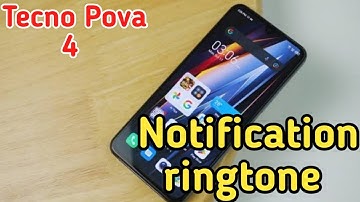 How To Change Notification Tone In Tecno Pova 4 , Notification Ringtone Setting In Tecno Pova 4,