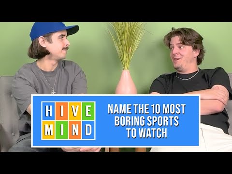 guessing the 10 most boring sports to watch