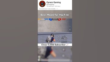Best Wow Mode For Hip Fire #bgmi #pubgmobile #ytshorts