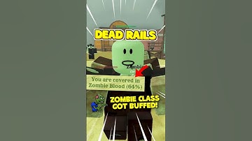 Zombie Class Got Buffed (Kinda) in Dead Rails! 🧟‍♂️🔥 #deadrails #roblox #usa