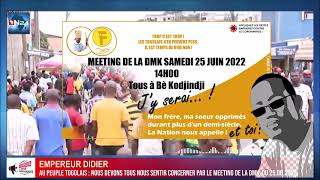 EMPEREUR DIDIER NOUS DEVONS TOUS NOUS SENTIR CONCERNER PAR LE MEETING DE LA DMK 