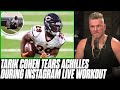 Tarik Cohen Tears Achilles In Drill Immediately After Recovering From ACL Tear | Pat McAfee Reacts