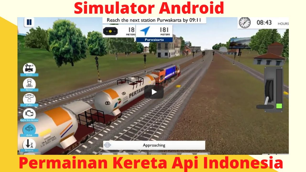 Permainan Kereta Api Indonesia Simulator