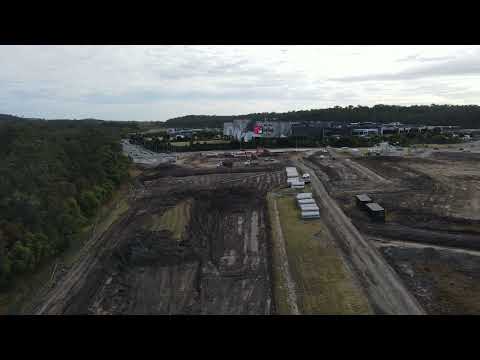 Drone footage - New 400 Bed Private Hospital & Health Precinct on the Northern Gold Coast