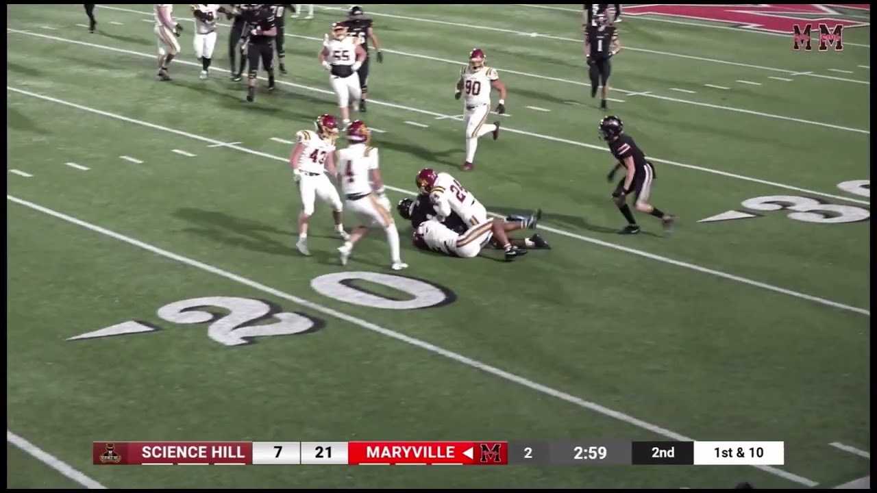 Science Hill vs No. 10 Maryville Round 2 6A Playoffs TSSAA Football (GAME HIGHLIGHTS)