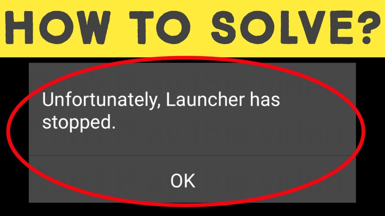 How to fix unfortunately launcher has stopped || unfortunately launcher has stopped android 2020