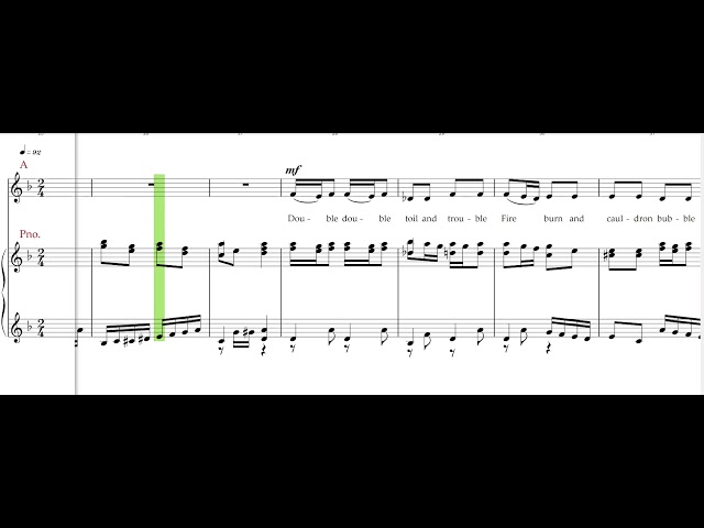 Double Trouble (SATB ) by John Williams/arr.