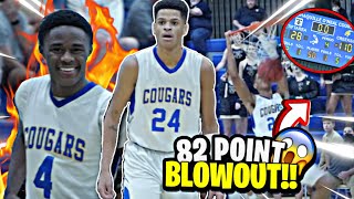 Shaqir O'Neal \& Creekside WINS BY 82!! In First Round Of State Playoffs! Full Game Highlights