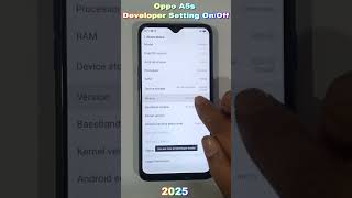 How To Oppo A5s Developer option enable/Disable 2025 ||Oppo A5s (cph1909) Developer Setting On/Off