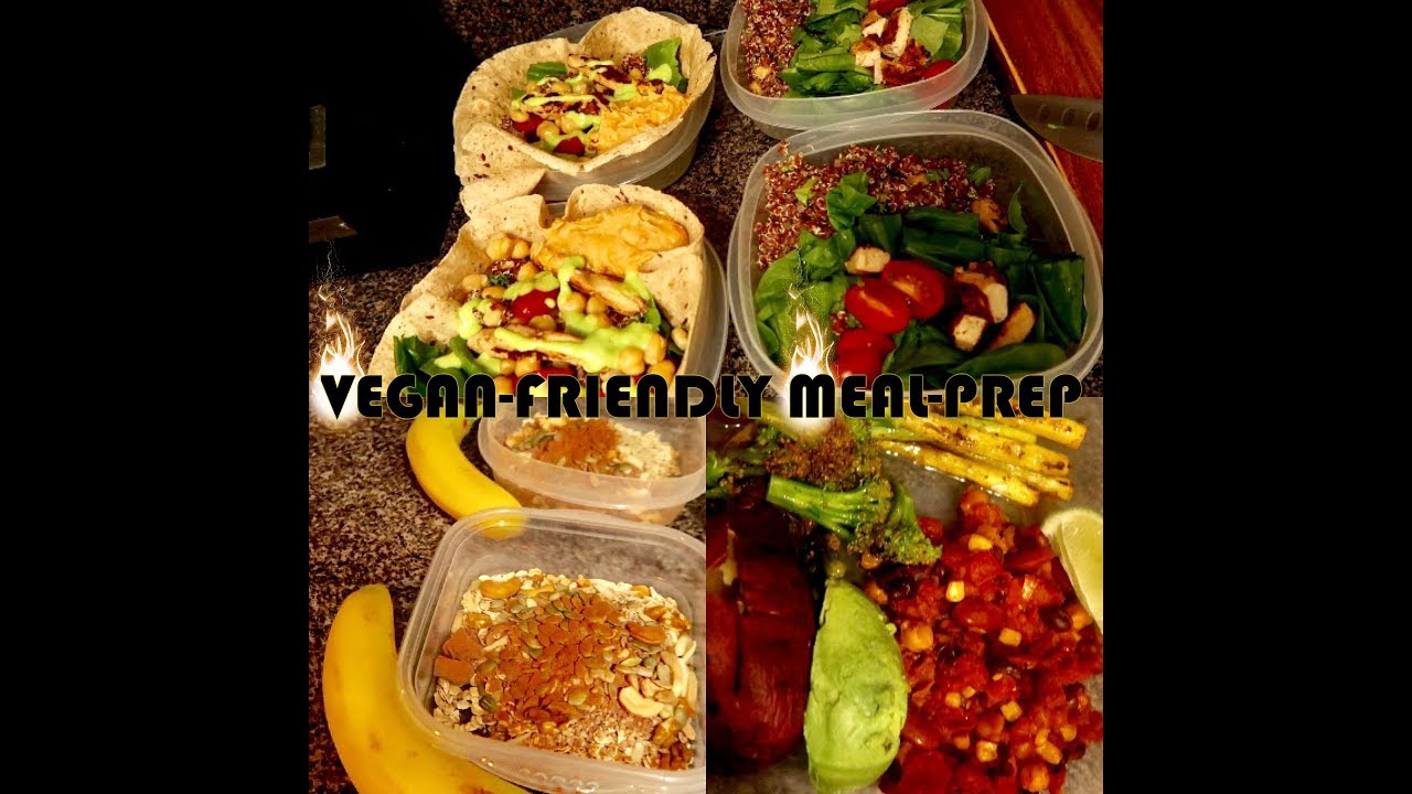 *COOK WITH ME* MEATLESS MEAL PREP - YouTube