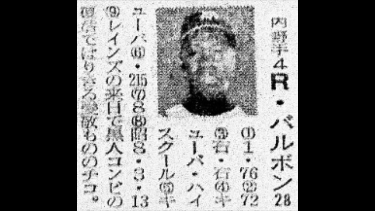 1962年 阪急ブレーブス 選手名鑑 YouTube