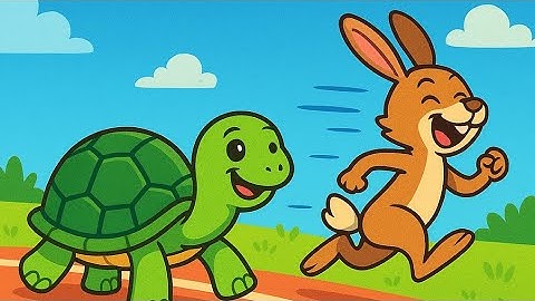 The Tortoise and the Hare | Slow and Steady Wins the Race 🐢✨