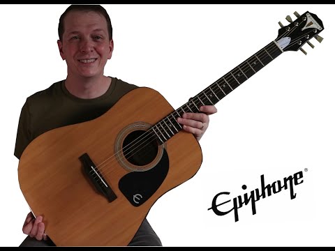 THE BEST GUITAR FOR BEGINNERS (UNDER £200!!) - Epiphone Pro-1 -  Acoustic Guitar Review