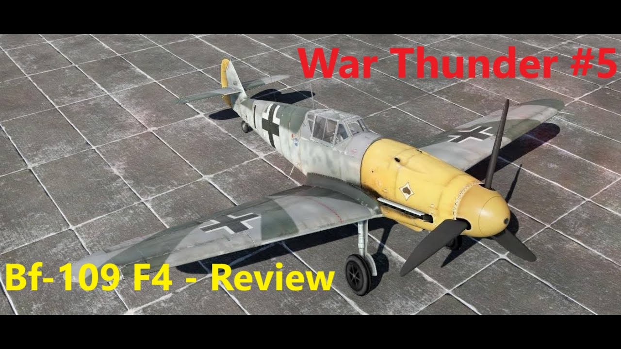 WAR THUNDER - Melhor Caça do Tier 3? | review do BF-109 F4