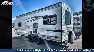 Spectacular 2016 Jayco Jay Flight Travel Trailer RV For Sale in Marriott-Slaterville, UT | RVUSA.com