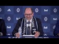 Press conference: Whitecaps FC introduce Axel Schuster as sporting director