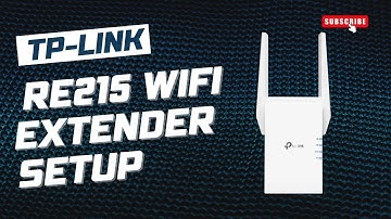 TP-Link RE215 WiFi Extender Setup