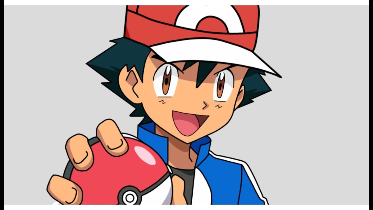 Como desenhar o ASH KETCHUM (POKEMÓN) passo a passo, fácil e