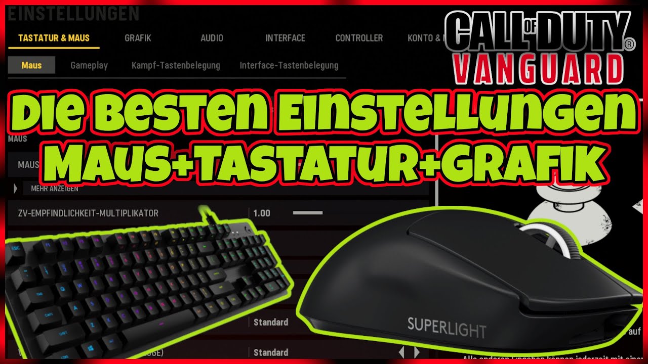 Cod Mobile Mit Maus Und Tastatur Am Handy Die besten Einstellungen für CoD VANGUARD mit Maus und Tastatur! [PC